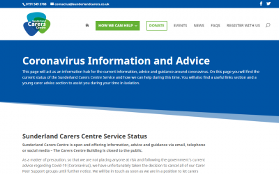 Coronavirus Information and Advice Page